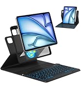 OPAKIT Magnetic Keyboard Case for iPad Pro 12.9-inch (6th, 5th, 4th, 3rd Generation) - 360 Rotata...