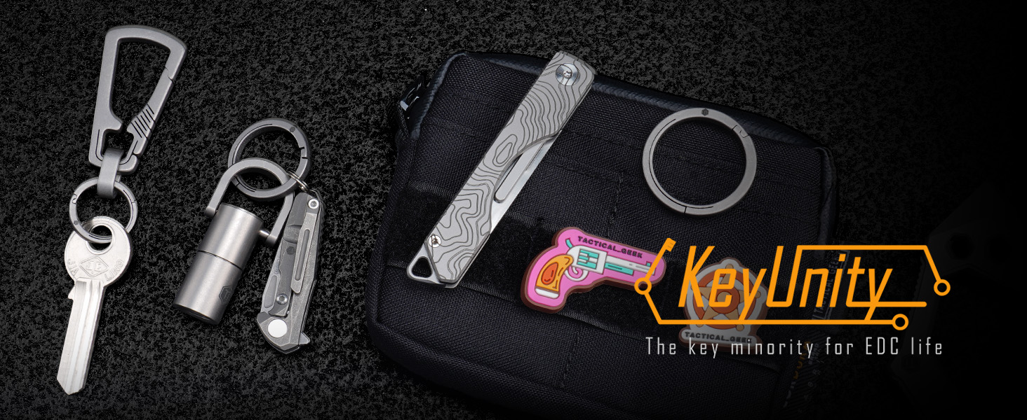 Quick Release Minimalist Split Keychain