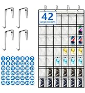 zebricolo,classroom cell phone holder, 42 Expandable pockets,teacher must haves,Classroom Organiz...