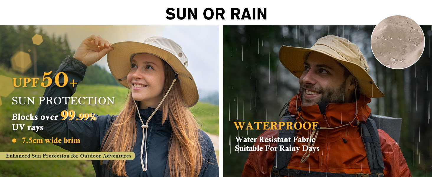 waterproof rain water proof resistant spf upf uv 50 sun protective