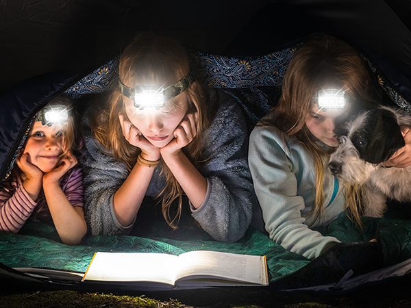 The lamp head of this headlamp can be adjusted by 60 degrees