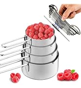 Sinnlicht 13pcs Stainless Steel Measuring Cups and Spoons Set, Including 8 Double-Sided Magnetic ...