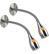 Obeaming 12V LED Reading Light,RV Dimmable Reading Lamp,12 Volt Flexible Gooseneck Light for Camp...