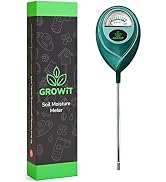 Soil Moisture Meter, Plant Water Meter, Soil Hygrometer Sensor for Gardening, Farming, Indoor, an...
