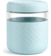 Cafezi 32 oz/4 Cup Glass Lunch Bowl Container with Lid, Leak & Spill Proof | BPA-Free, Microwave ...