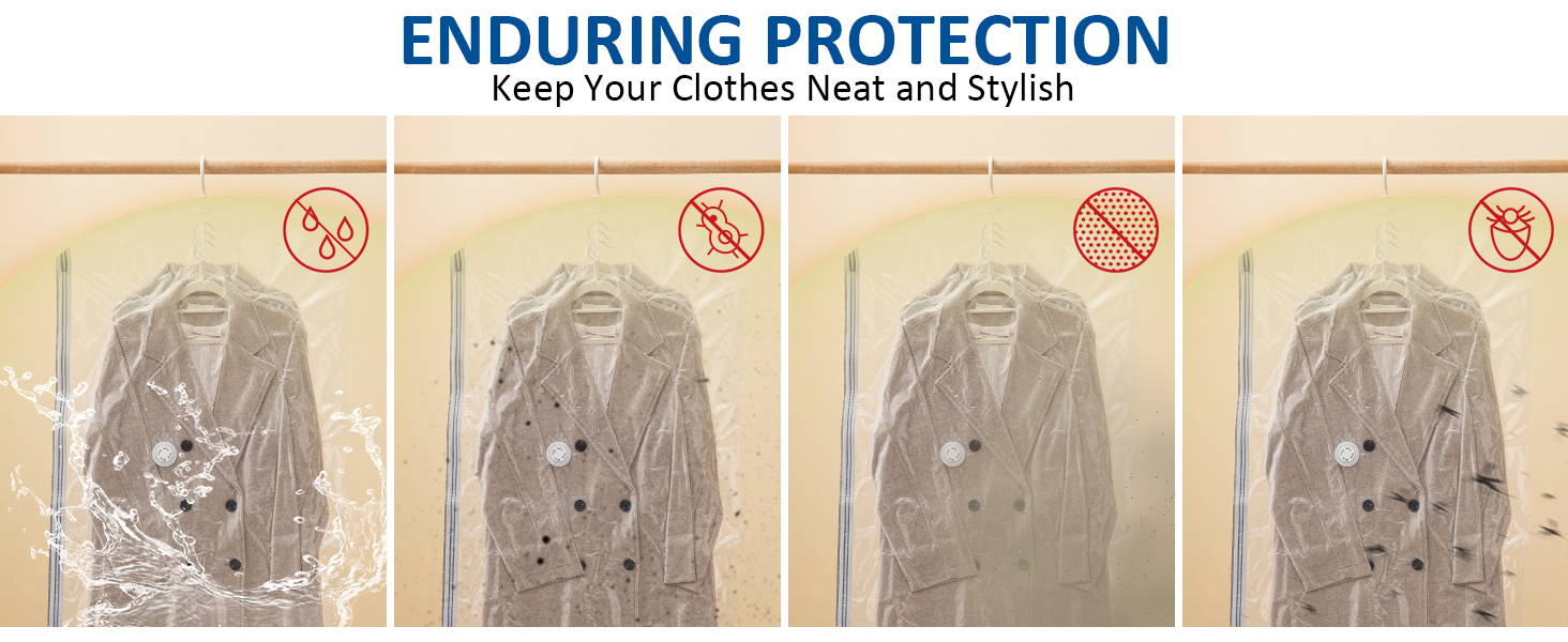 hanging vacuum storage bags for clothing