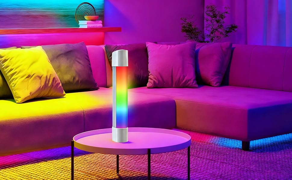 Rainbow mood light for living room
