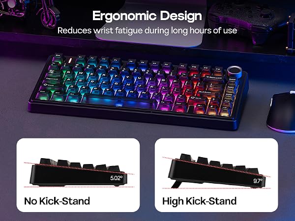F75 wireless gaming keyboard