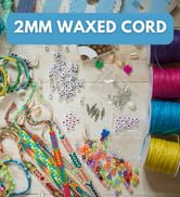 2mm Waxed Cord for Jewelry Making Jewelry String Bracelet Cord Wax Cord Necklace String