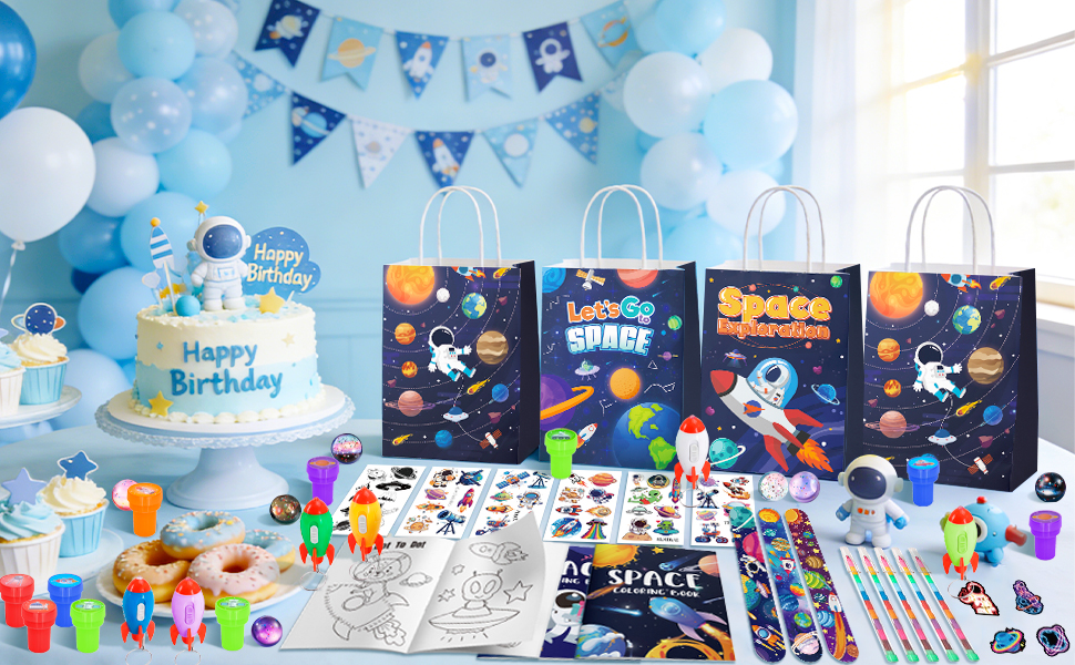 space birthday party favors