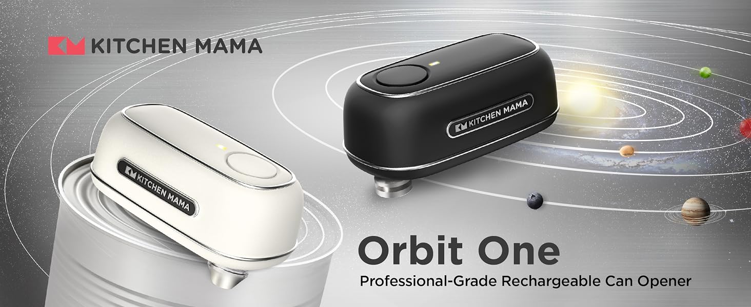 Kitchen Mama Orbit On Rechargeable Can Opener yes you can canopener for seniors can opener electric