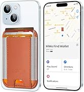HiWe for MagSafe Wallet with Find My, Strongest Magnetic Wallet for iPhone 16/15/14/13/12 Series,...