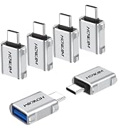 HOWJIM USB C to USB Adapter 6 Pack,10Gbps Data Transfer Fast Charging | USB C Male to USB 3.2 Fem...