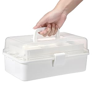 3 Layer Clear Plastic Dividing Storage Box