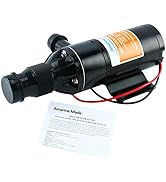 Amarine Made Macerator Waste Water Pump 12V 12 GPM New Anti-Clog Feature for RV Marine Trailer To...