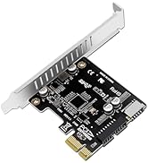 IYUANEPRO PCIe USB 3.0 Type-E Expansion Card, PCI E to 20Pin + Type-E Internal Card, Panel Header...