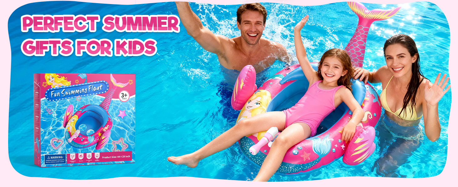 Summer Pool Toys Gift for Kids and Girls 3 4 5 6 7 8+ Years Old