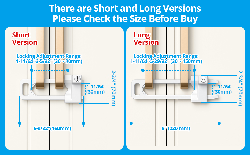 CLOSET DOOR LOCKS FOR DOUBLE DOORS