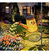 Solar Watering Can Lights, Hummingbird Gifts for Women Mom Grandma Birthday, Waterproof Outdoor G...