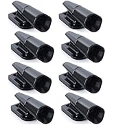 CITKOU 8Pcs Deer Whistles for Vehicles Wind Activated Black