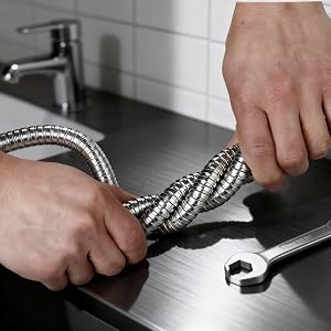 Durable & Rust-Proof Shower Hose.