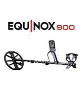 Minelab Equinox 900 Multi-Frequency Collapsible Metal Detector for Adults with EQX 11"