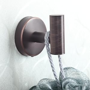 Wall Hook for Bathroom Bedroom Kitchen Hotel Pool 4 Packs Matte Black