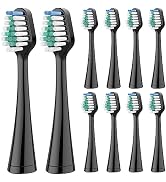 Toothbrush Heads for Waterpik Triple Sonic Tooth Brush, Complete Care 5.0/9.0, AquaSonic Duo and ...
