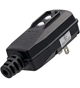 ELEGRP G1215PA2 G20PASR Patented Auto-Monitoring GFCI Replacement Plug Assembly, Auto Reset 15 Am...