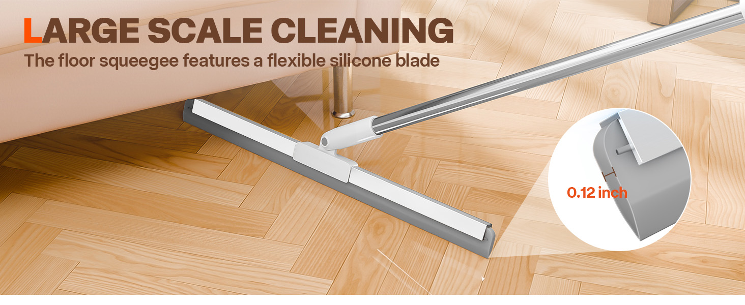 squeegee broom & silicone broom