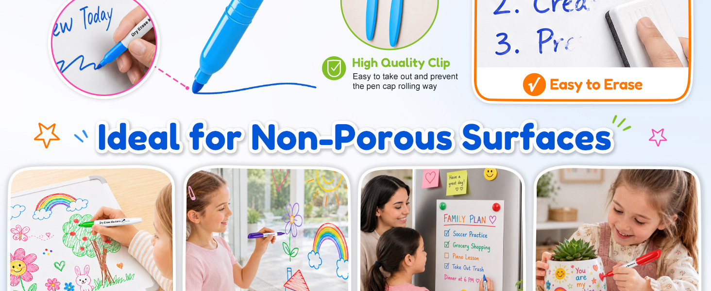 fine tip dry erase markers