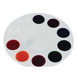 Watercolor paint pallate