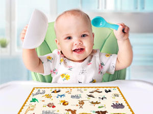disposable placemats for toddlers