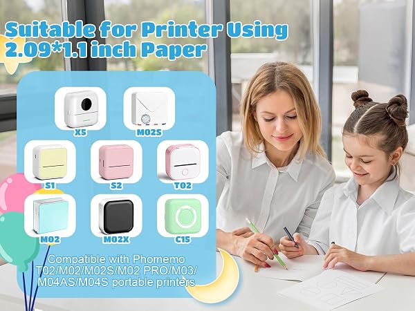 mini printer sticker paper mini thermal printer sticker paper thermal sticker paper