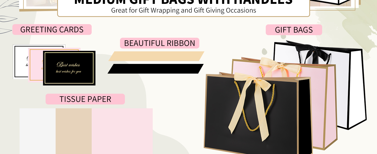 G3222K-Medium Gift Bags