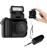 Mini Keychain Camera, 1080P 1.44 inch Micro Mini DV DVR Tiny Video Camera Camcorder with Flash (B...