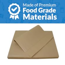 brown parchment paper sheets food grade materials