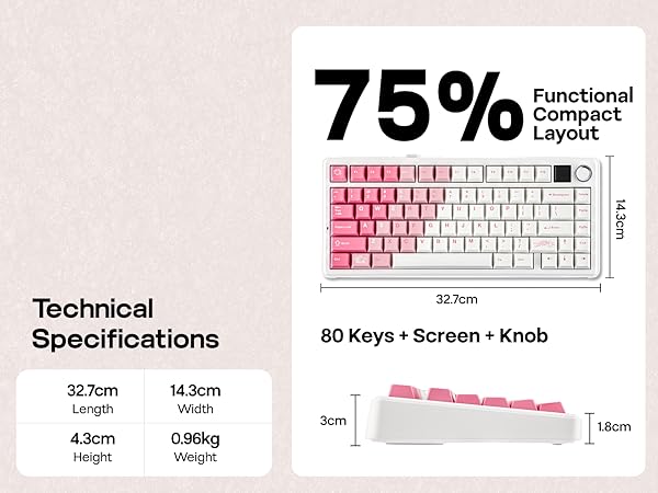 G84 PRO Mechanical Keyboard with Silicone Keycaps