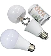 Bulb Transfer for Hiding Money,Hide in Plain Sight Key Money Jewelry Storage Cash Holder Safes Li...