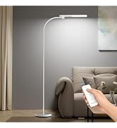Honeywell LED Floor Lamp Dimmable Gooseneck Reading Living Room Bedroom 77" | CRI97 Full Spectrum...