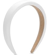 WantGor Padded Headband for Women, Wide Sponge HeadBands Plain Solid Hair Band Hoops Vintage Yoga...