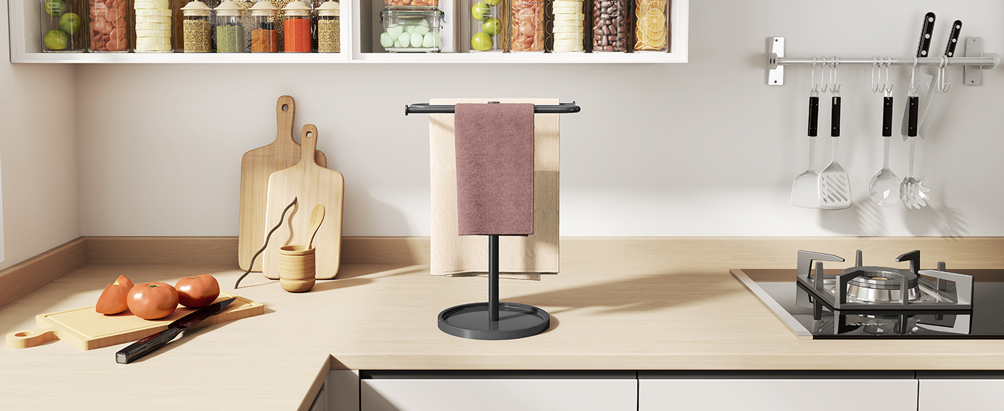 Stainless Steel Hand Towel Rack for Kitchen