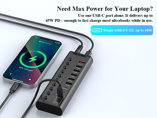 usb-c hub with multiple ports usb type c hub