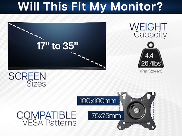 Pneumatic Arm Dual Ultrawide Monitor Desk Mount