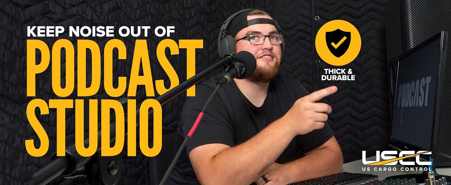 Sound Blanket for Podcast Studio