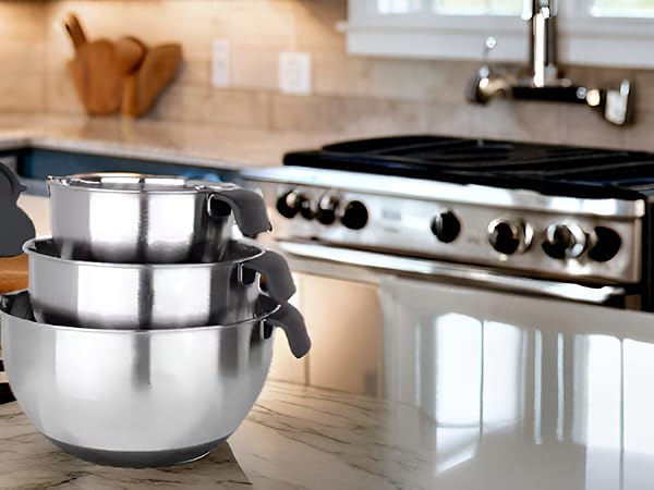 big mixing bowls kitchenaid mixing bowls kitchen gadgets kitchenware set stainless steel mixing bowl