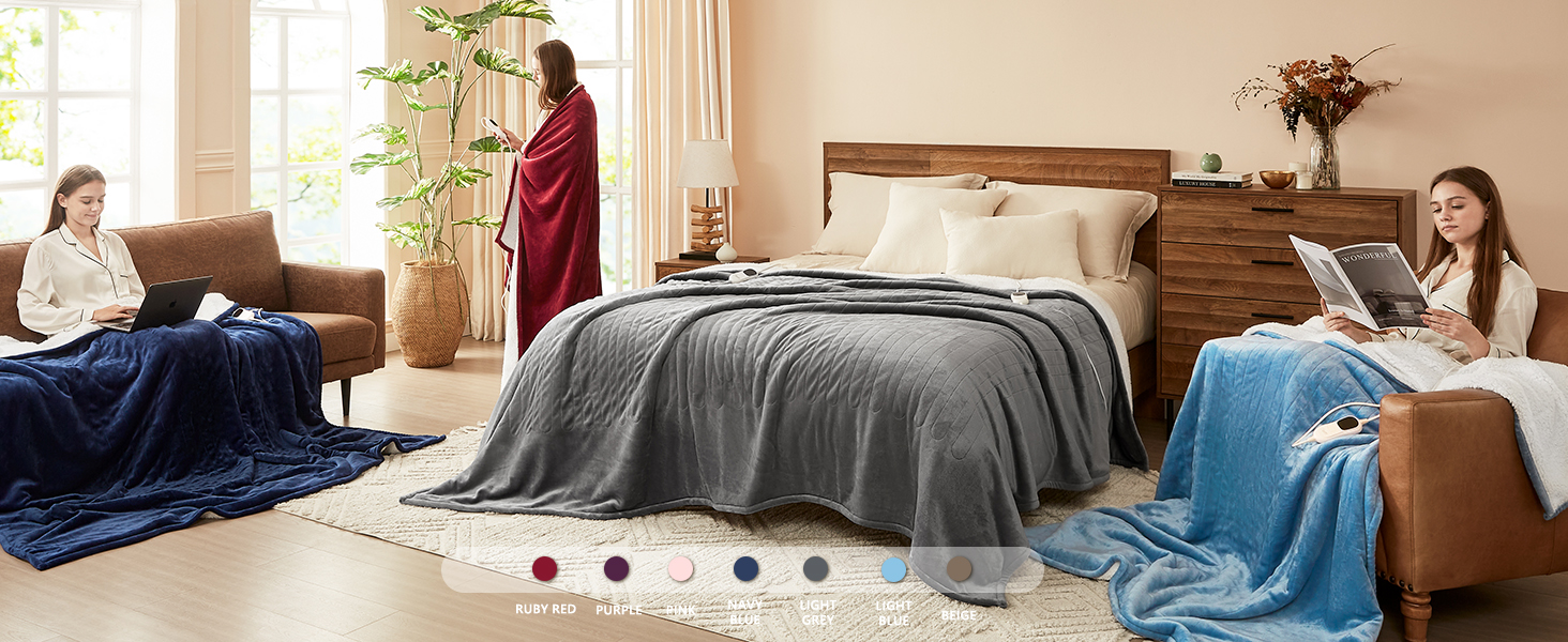 10 heat levels,1/2/4/6/8 hours auto shut off