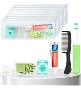 Bulk Hygiene Kits Toiletry Kit,Travel Size Toiletries Homeless Care Package Supplies in Zip Pouch...