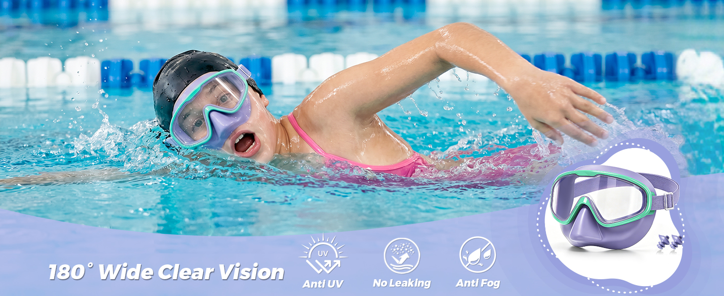 DK06 kids goggles with nose cover