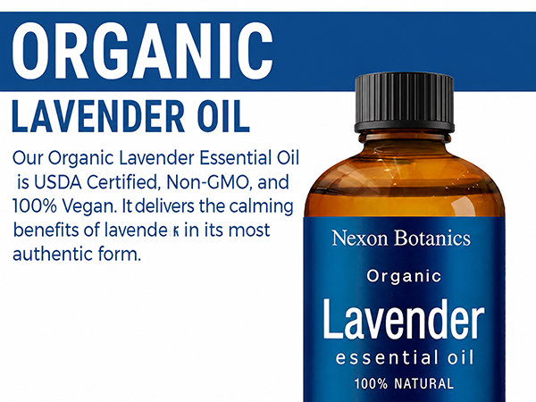 organic lavender essential oil